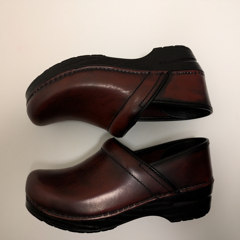 Dansko Maroon Clogs